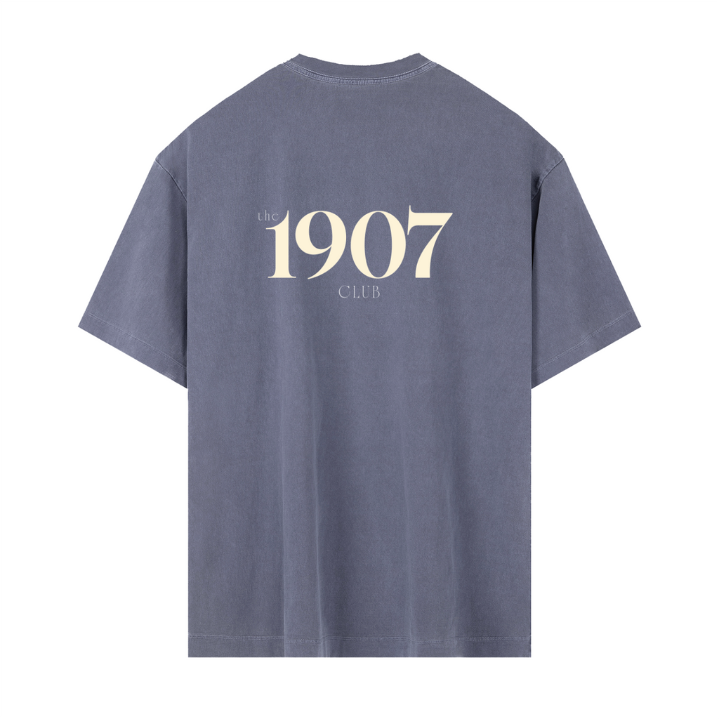 1907 Club - Vintage Oversized Cotton T-Shirt